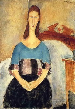 jeanne hebuterne 1919 1 Amedeo Modigliani Oil Paintings